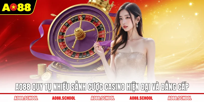 AO88 quy tụ nhiều sảnh cược casino hiện đại và đẳng cấp